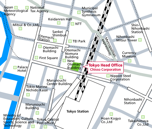 Tokyo Head Office Map