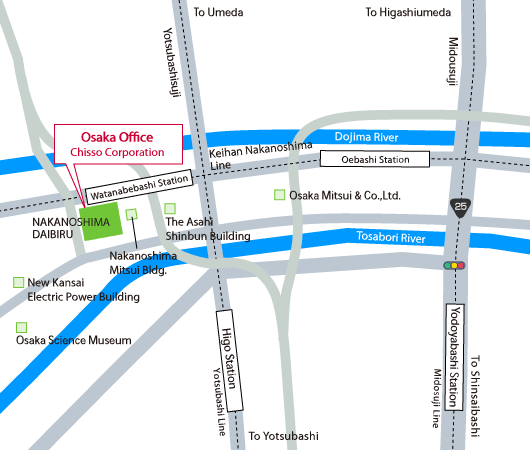 Osaka Office Map